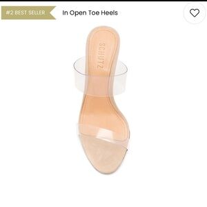 Ariella heel in transparent